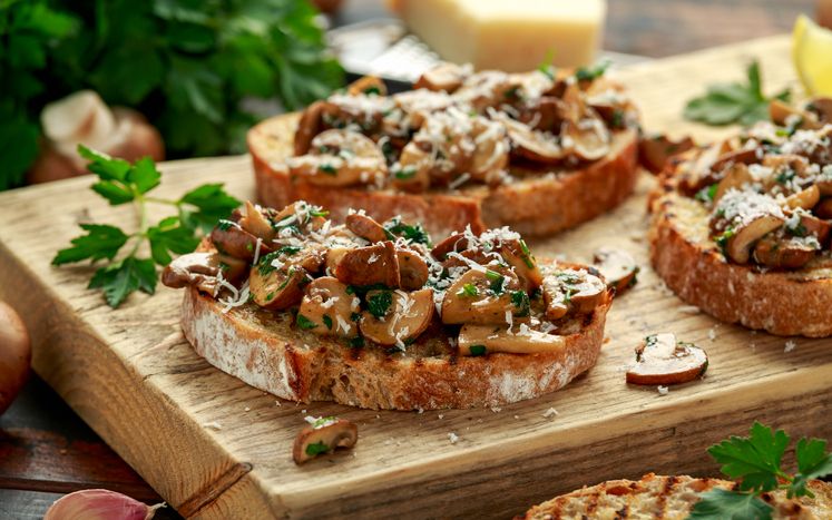 Croute forestière aux morilles Croute forestière aux morilles